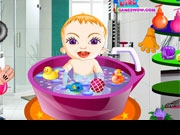 Play Cute Baby Girl Bath