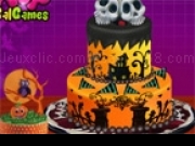 Play Creepy Halloween Cream Cake