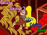 Play Curious george 2 online coloring game