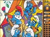 The smurfs  find the numbers