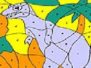 Play Alone dinosaur coloring