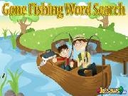 Play Gone fishing word search