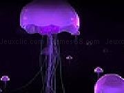 Play Purple jellyfish slide puzzle