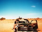 Roadside car wreck jigsaw