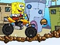 Play Spongebob's snow motorbike