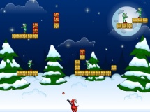 Play Santa vs elf zombies