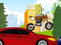 Play Spongebob bike practice