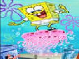 Play Sponge bob voyager avec jellyfish puzzle