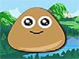 Play Pou mountain adventure