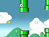 Play Flappy bird in mario world