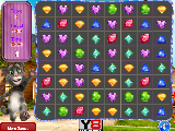 Play Talking tom jewel match