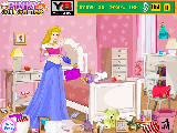 Play Pregnant aurora messy room