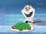 Play Olaf cooking ice cream cake now