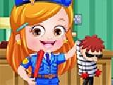 Play Baby hazel police dressup