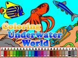 Play Coloring underwater world