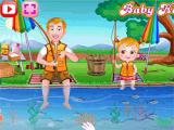 Play Baby hazel fishing time