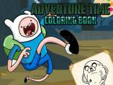 Play Adventure time coloring book