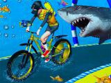 Play Underwater cycling adventure