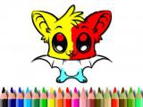 Play Cute bat coloring book