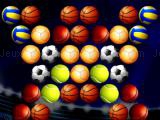 Play Bubble shooter golden football