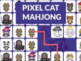 Play Pixel cat mahjong