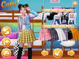 Play Tiktok divas cute school pleated skirt looks