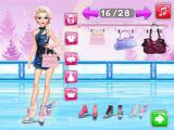 Play Princess iceskates winter dress up