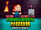 Play Minecaves noob adventure