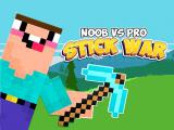 Play Noob vs pro stick war