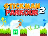 Play Stickman parkour 2 - lucky block