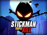 Play Stickman triple kill