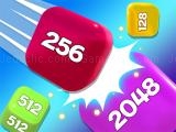 Play Chain cube 2048 3d merge game