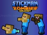 Play Stickman vs zombies worldcraft