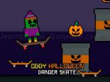 Play Obby halloween danger skate