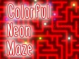 Play Colorful neon maze now